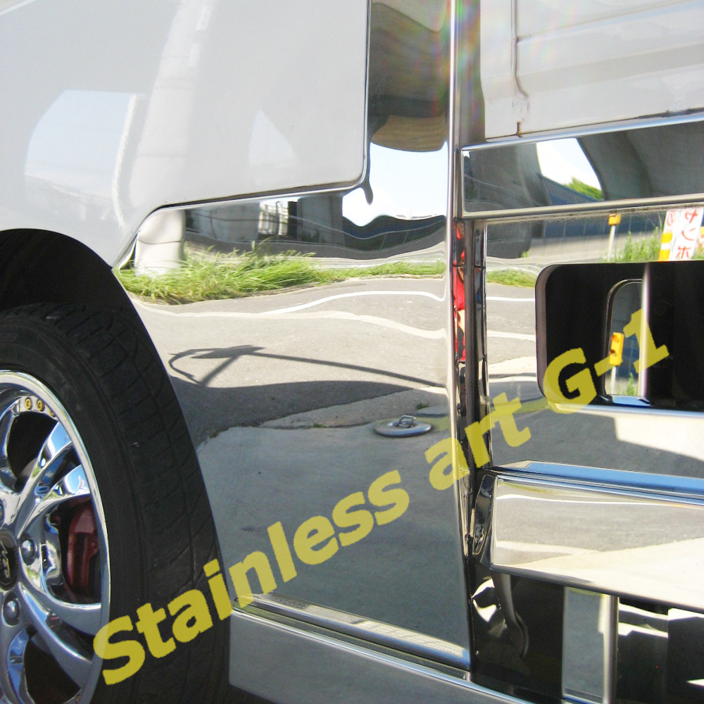 T/S製 ダイハツ ハイゼット200系 フロントフェンダー 鏡面/ウロコ